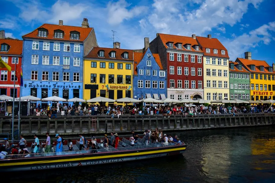 Colorful Nyhavn waterfront, Copenhagen