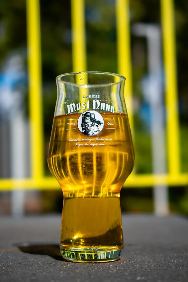 Karksi Must Nunn beer glass, Estonia